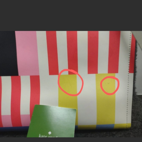 RARE Kate Spade Kyra Flagstripe Purse